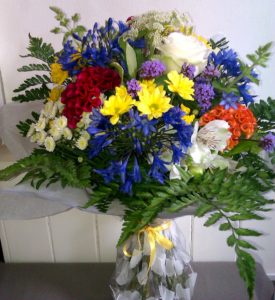 Birthday bouquet by Shrinking Violet